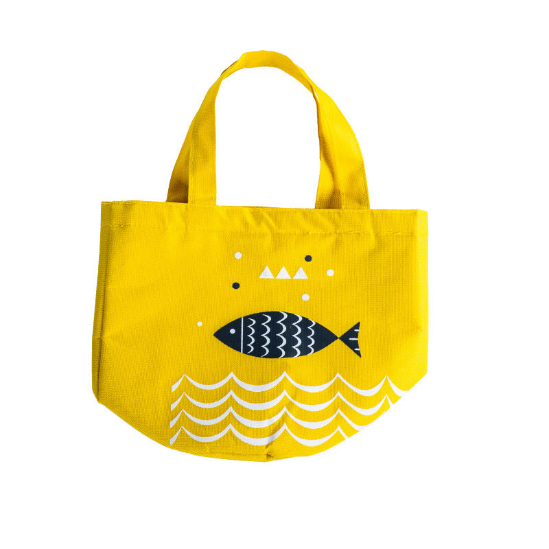 Fish Print Lunch Bag