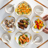 Pineapple Heart Snack Set For 4