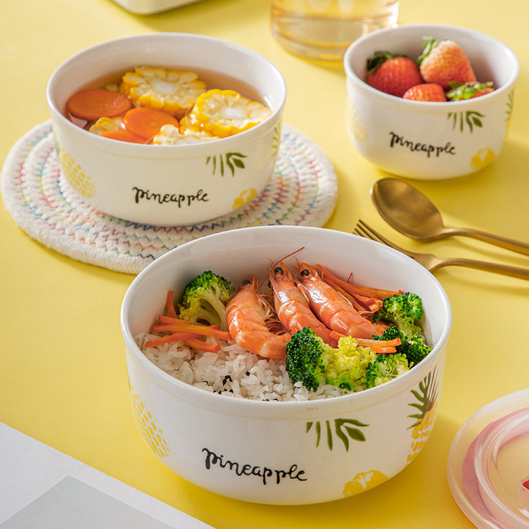 Pineapple Lunch Box Set of 3 - Lunch box