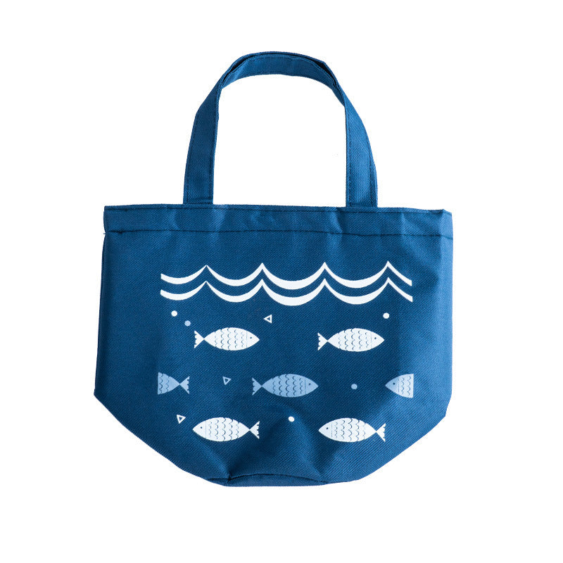 Fish Print Lunch Bag