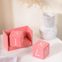 Pink Wooden Table Calendar