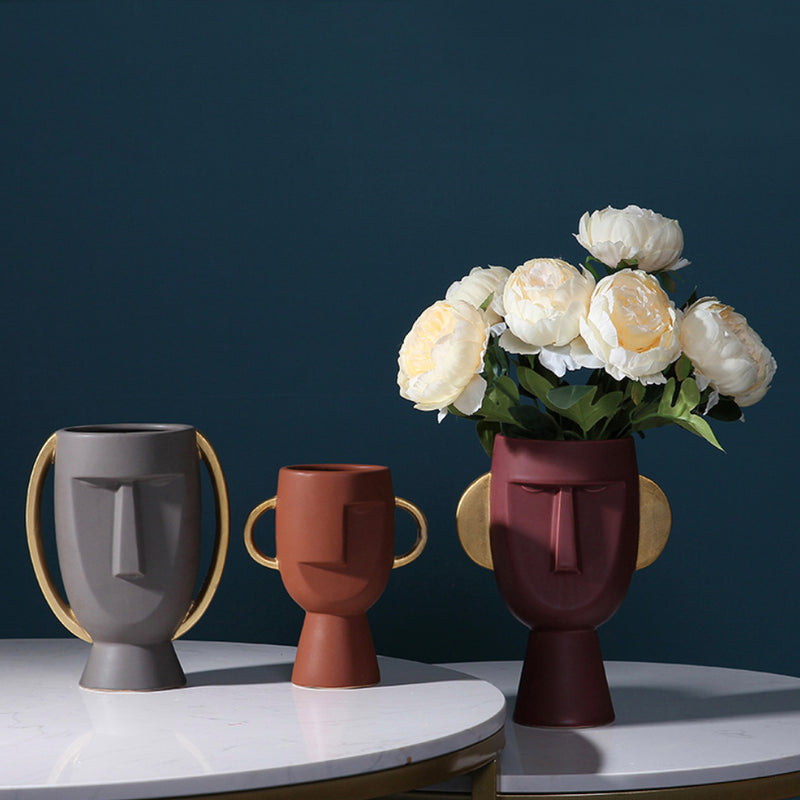Face Flower Pot - Flower vase for home decor, office and gifting | Home decoration items