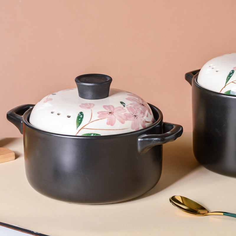 Sakura Black Stew Cooking Pot - Cooking Pot