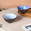 Caspian Cobalt Blue White Soup Bowl 200ml - Bowl, soup bowl, ceramic bowl, snack bowls, curry bowl, popcorn bowls | Bowls for dining table & home decor