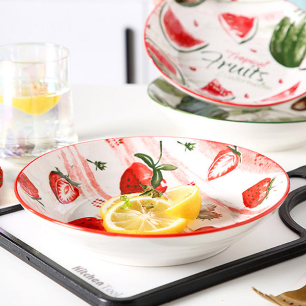 Modern Fruit Plates - Serving plate, snack plate, dessert plate | Plates for dining & home decor