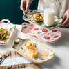 Modern Fruit Tray - Ceramic platter, serving platter, fruit platter | Plates for dining table & home decor