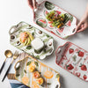 Modern Fruit Tray - Ceramic platter, serving platter, fruit platter | Plates for dining table & home decor