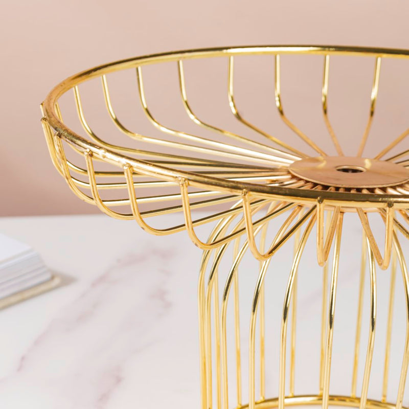 Metallic Cake Stand 8 inch