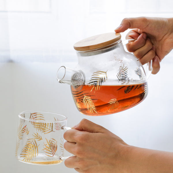 Glass Kettle - Teapot, glass pot, glass tea kettle | Teapot for Dining table & Home decor