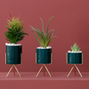 Green Planter With Stand - Indoor planters and flower pots | Home decor items