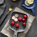 Grey Ceramic Grill Plate - Ceramic platter, serving platter, fruit platter | Plates for dining table & home decor