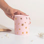 Stars and Moons Pink Ceramic Planter