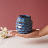 Wave Textured Vase - Flower vase for home decor, office and gifting | Home decoration items