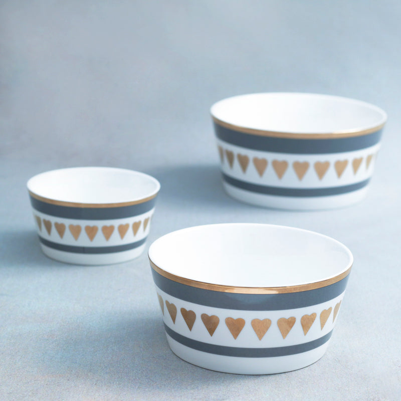 Heart Serving Bowl Medium - Bowl, ceramic bowl, serving bowls, noodle bowl, salad bowls, bowl for snacks, large serving bowl | Bowls for dining table & home decor