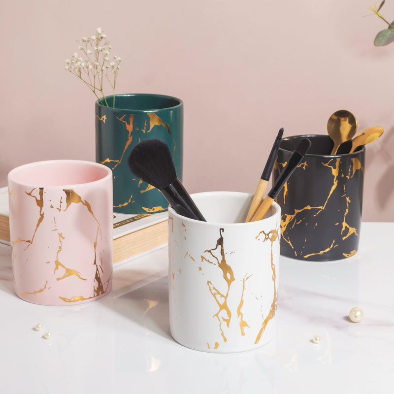 Kintsugi Ceramic Organiser Green