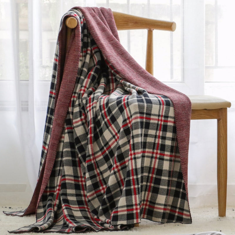 Knitted Throw Blanket