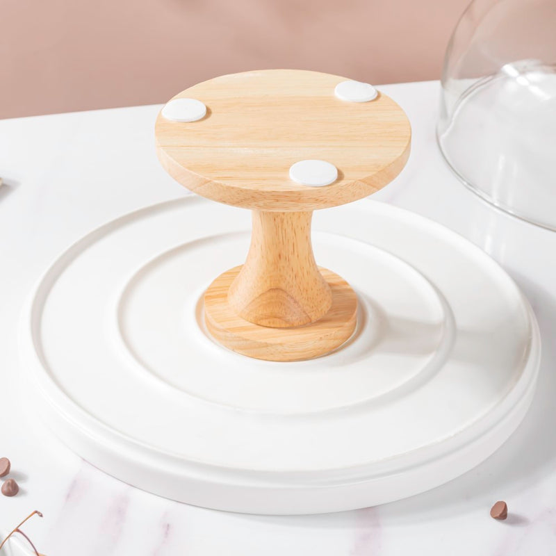 Cake Stand Pink 9.5 Inch