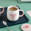 Pink And White Mug- Mug for coffee, tea mug, cappuccino mug | Cups and Mugs for Coffee Table & Home Decor