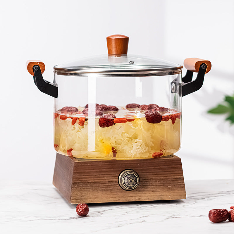 Glass Cooking Pot With Handle - Cooking Pot