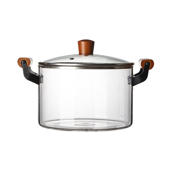 Glass Cooking Pot With Handle - Cooking Pot