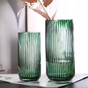Small Glass Tube Vase - Flower vase for home decor, office and gifting | Home decoration items