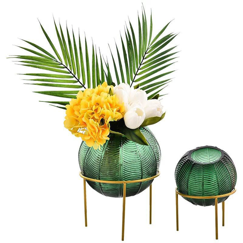 Large Globe Vase - Flower vase for home decor, office and gifting | Home decoration items