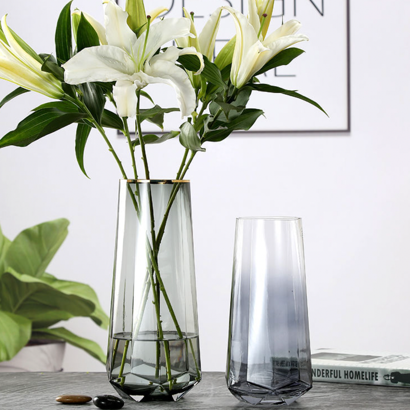 Small Opaque Vase - Flower vase for home decor, office and gifting | Home decoration items
