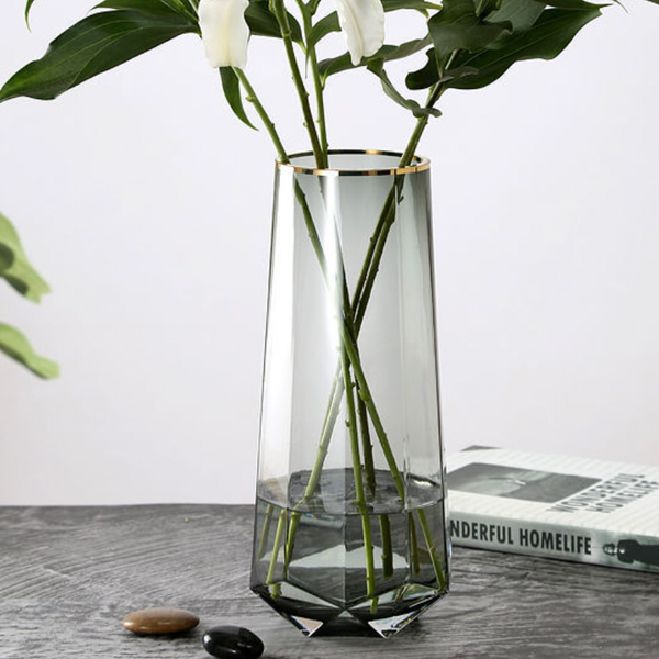 Large Opaque Vase - Flower vase for home decor, office and gifting | Home decoration items