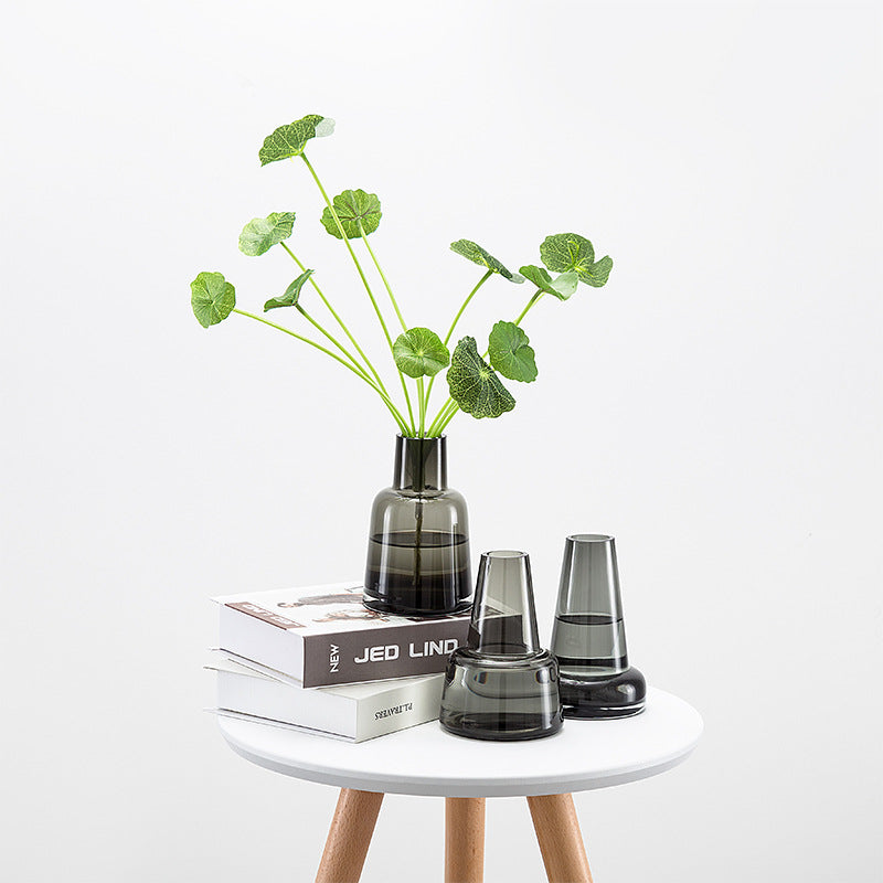 Bouquet Flower Vase - Glass flower vase for home decor, office and gifting | Room decoration items