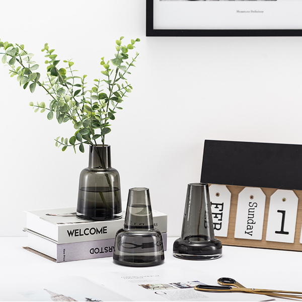 Narrow Flower Vase - Flower vase for home decor, office and gifting | Home decoration items