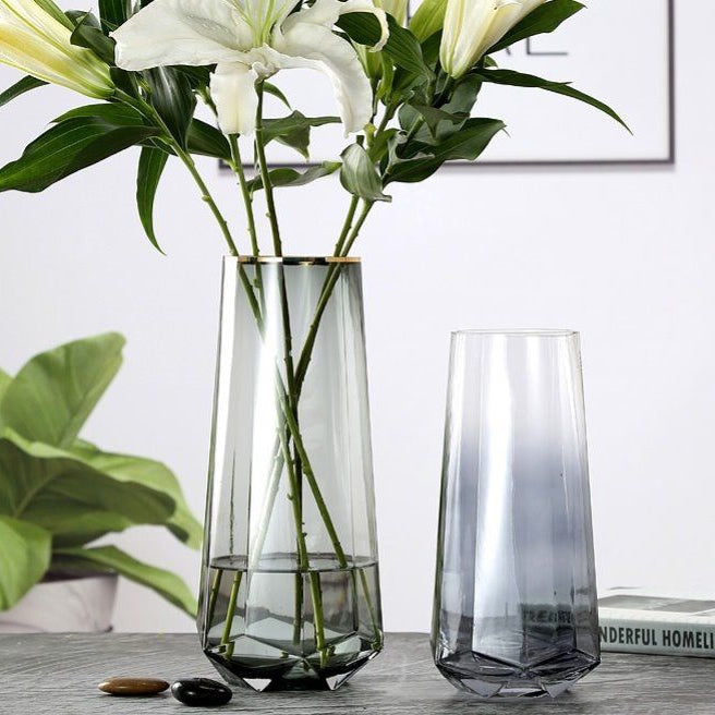 Small Opaque Vase - Flower vase for home decor, office and gifting | Home decoration items