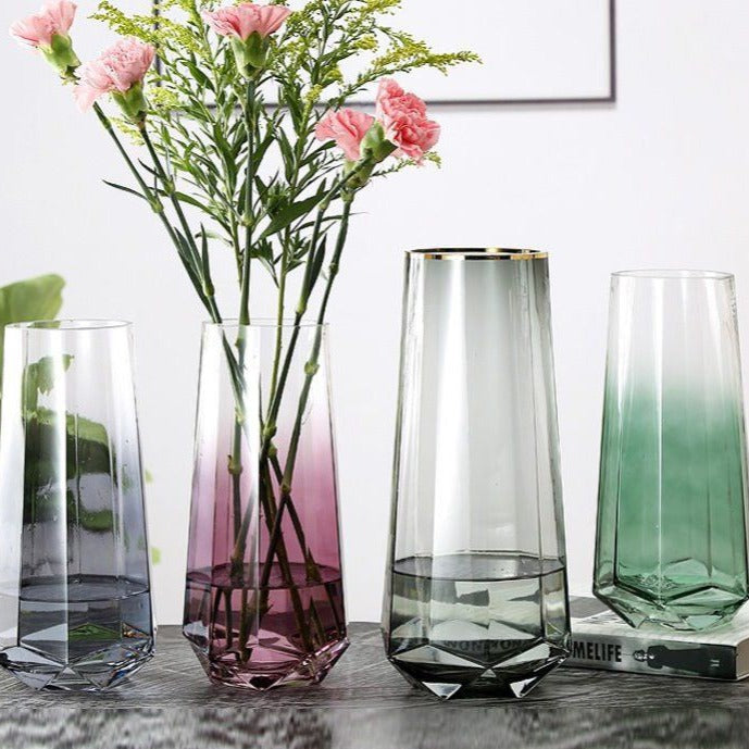 Small Opaque Vase - Flower vase for home decor, office and gifting | Home decoration items
