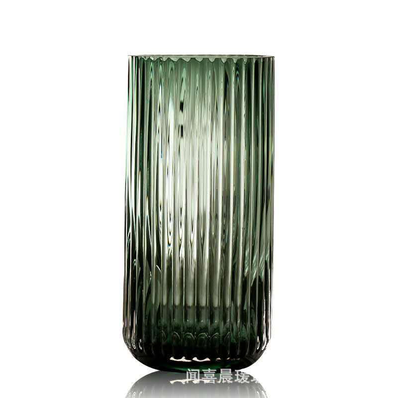 Large Glass Tube Vase - Flower vase for home decor, office and gifting | Home decoration items