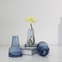 Contemporary Flower Vase - Glass flower vase for home decor, office and gifting | Home decoration items