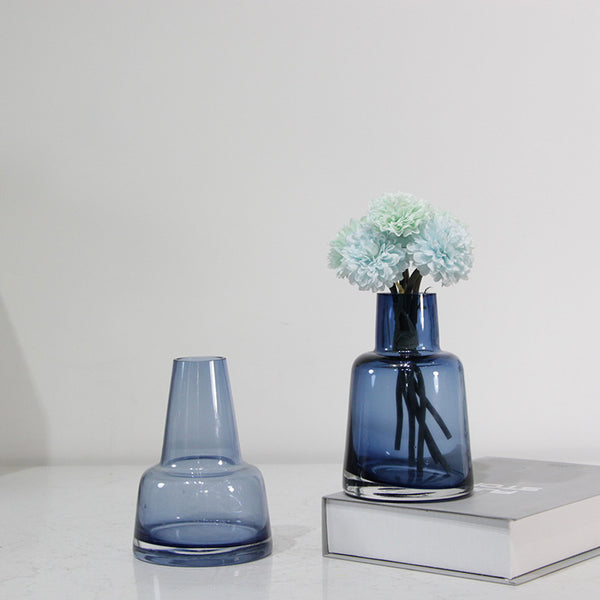 Bouquet Flower Vase - Glass flower vase for home decor, office and gifting | Room decoration items
