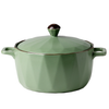 Ceramic Cooking Pot Large - Serving bowl with lid, ceramic bowls with lids, noodle bowl, oven bowl, bowl with handle | Bowls for dining table & home decor