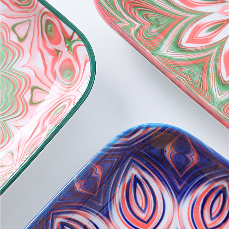 Mandala Baking Plate - Ceramic platter, serving platter, fruit platter | Plates for dining table & home decor