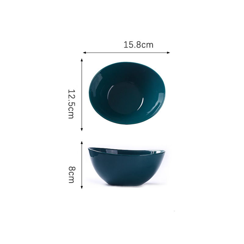 Ceramic Contemporary Bowl Small 400 ml - Bowl, soup bowl, ceramic bowl, snack bowls, curry bowl, popcorn bowls | Bowls for dining table & home decor