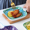 Mandala Baking Plate - Ceramic platter, serving platter, fruit platter | Plates for dining table & home decor