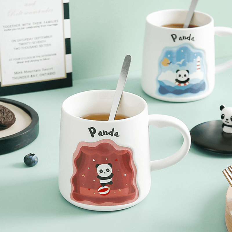 3D Panda Mug- Mug for coffee, tea mug, cappuccino mug | Cups and Mugs for Coffee Table & Home Decor