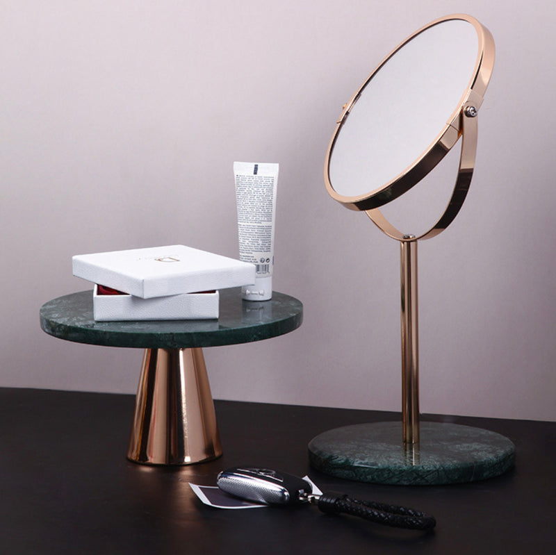 Marble And Metal Tray