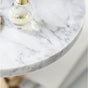 Marble and Metal Cake Stand 8 inch