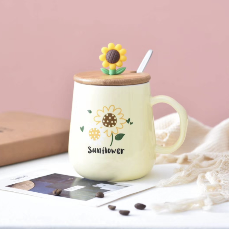 Sunflower Mug- Mug for coffee, tea mug, cappuccino mug | Cups and Mugs for Coffee Table & Home Decor