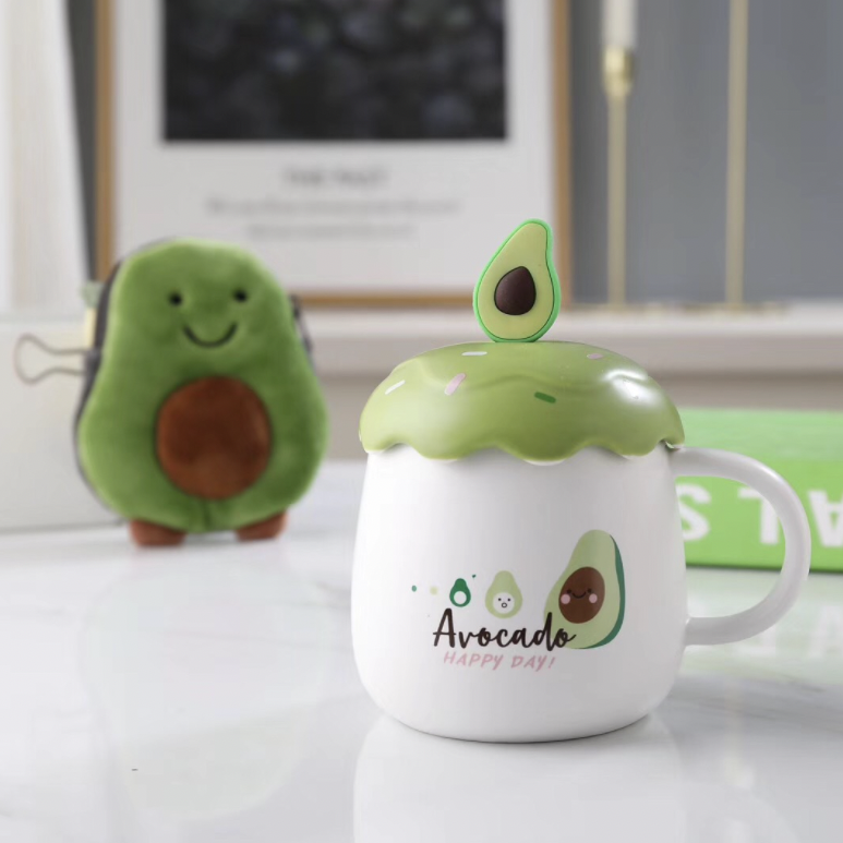 Avocado Cup- Mug for coffee, tea mug, cappuccino mug | Cups and Mugs for Coffee Table & Home Decor