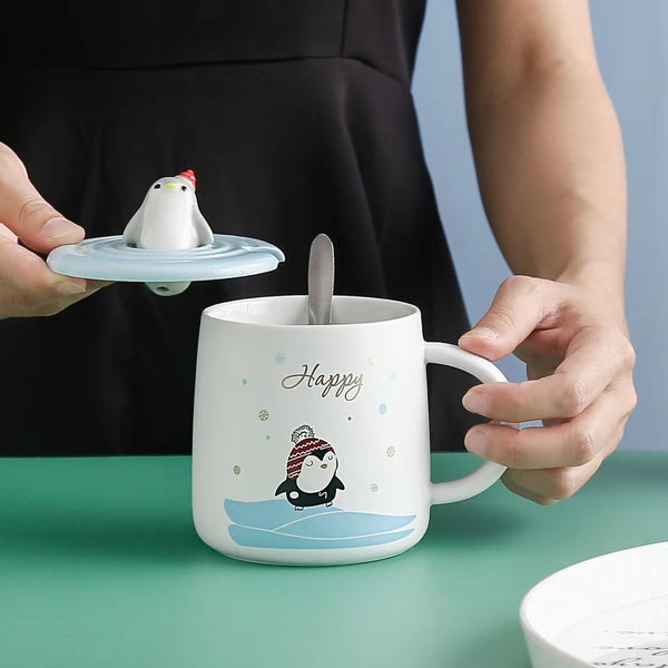 Penguin Cup- Mug for coffee, tea mug, cappuccino mug | Cups and Mugs for Coffee Table & Home Decor