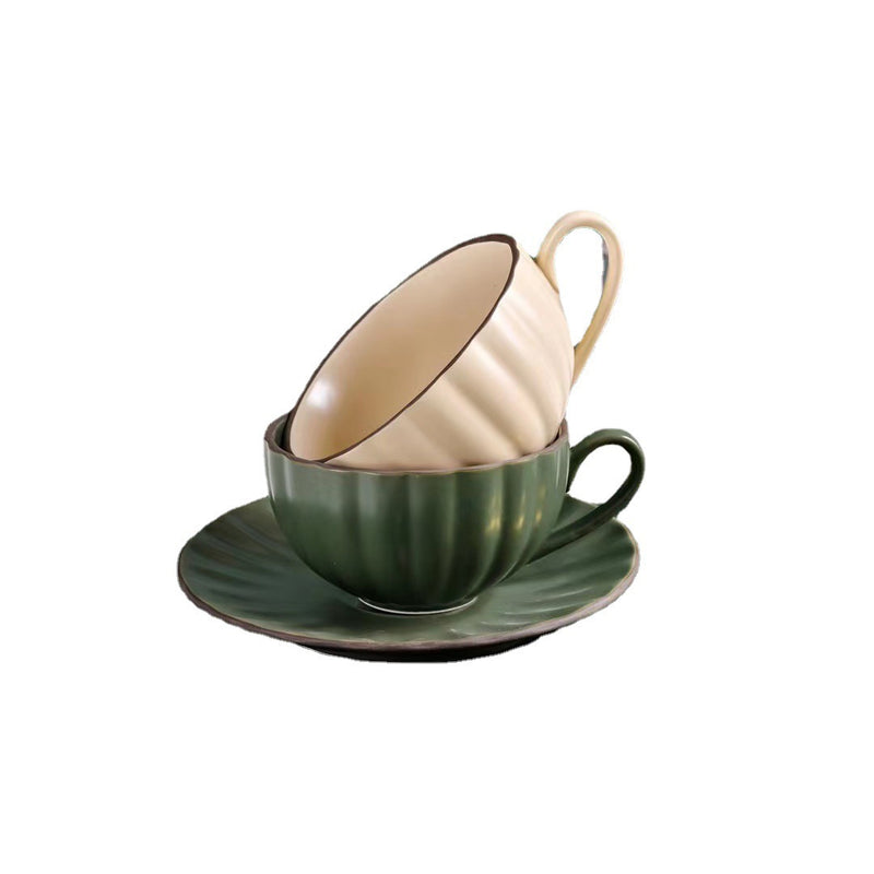 Modern Ceramic Cup With Saucer- Tea cup, coffee cup, cup for tea | Cups and Mugs for Office Table & Home Decoration