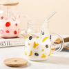 Transparent Sipper- Mug for coffee, tea mug, cappuccino mug | Cups and Mugs for Coffee Table & Home Decor