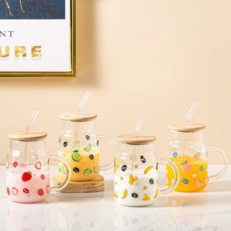 Transparent Sipper- Mug for coffee, tea mug, cappuccino mug | Cups and Mugs for Coffee Table & Home Decor