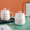Pink And White Mug- Mug for coffee, tea mug, cappuccino mug | Cups and Mugs for Coffee Table & Home Decor