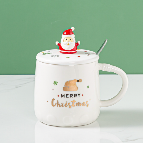 Santa Cup- Mug for coffee, tea mug, cappuccino mug | Cups and Mugs for Coffee Table & Home Decor